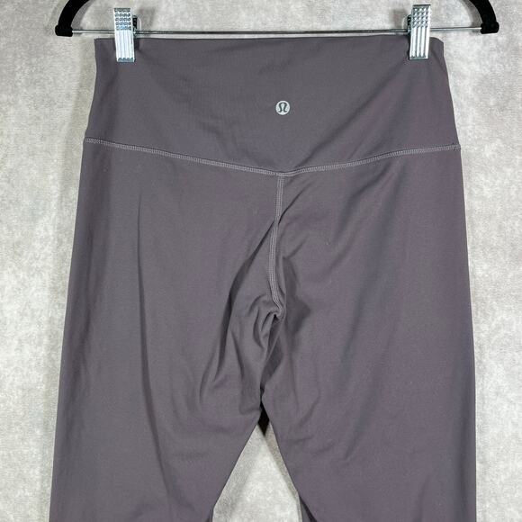 Lululemon Legging Womens Size 12 Purple High Waisted Cropped Athleisure Training - Picture 5 of 10